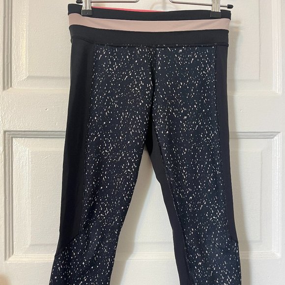 Lululemon Leggings 21" Inseam Multicolor Patterned Mesh - Picture 1 of 5